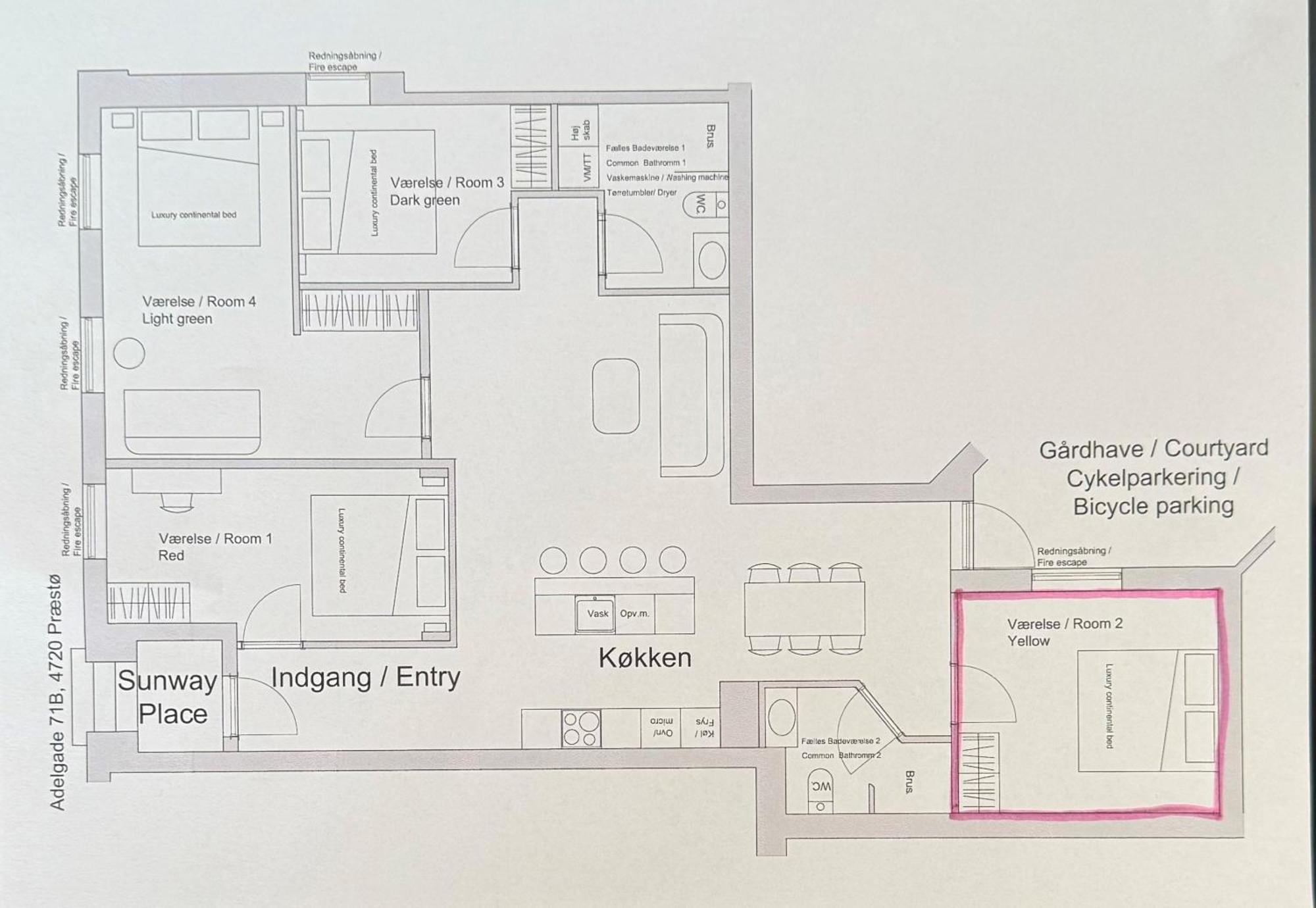 Appartamento Sunway Place Præstø Esterno foto